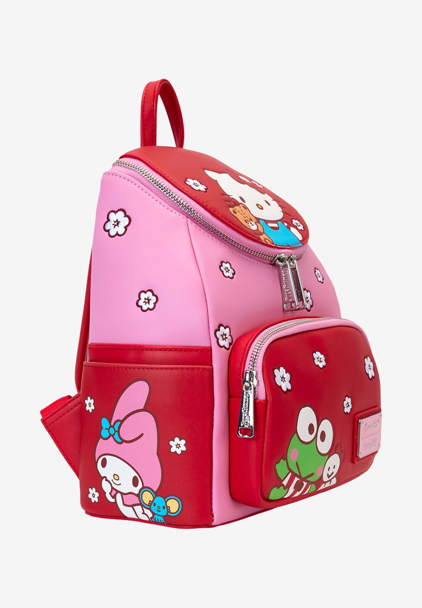 Loungefly x Sanrio Hello Kitty & Friends Mini Backpack Handbag Color Block, PINK, alternate image number 2