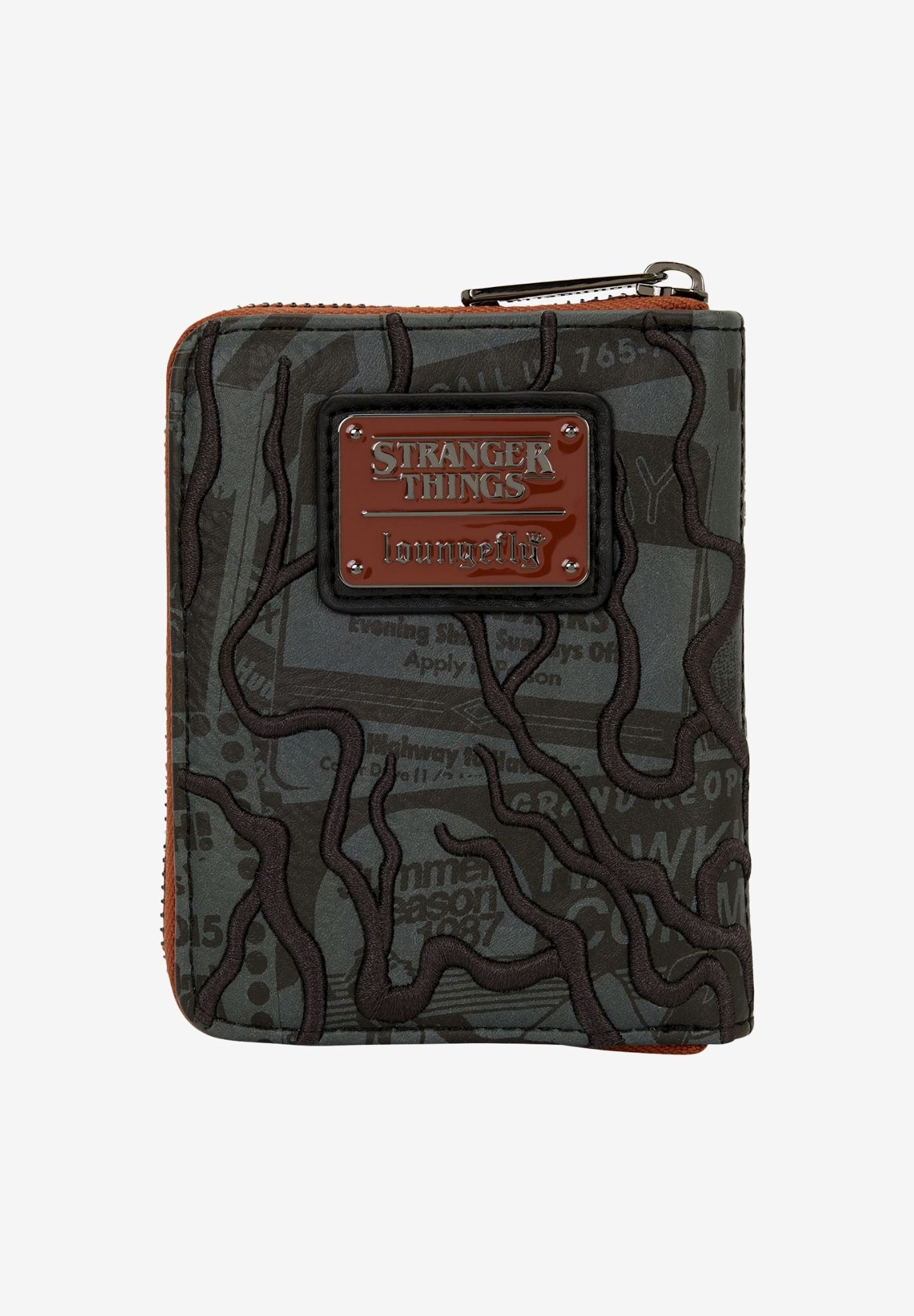 Loungefly x Stranger Things 5 Zip Around Wallet, WHITE, on-hover image number 1