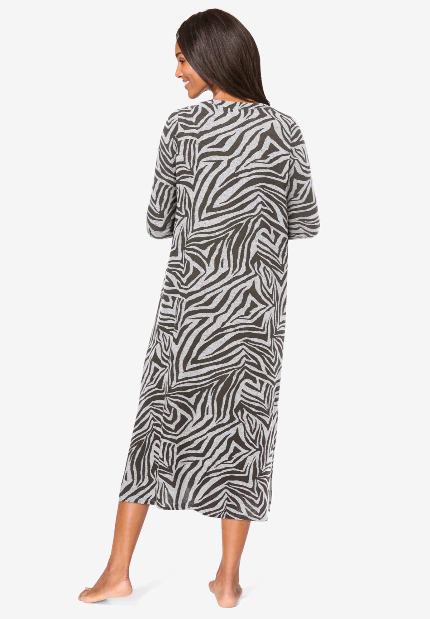 Serenada Hacci Lounger, HEATHER GREY ZEBRA, on-hover image number 1