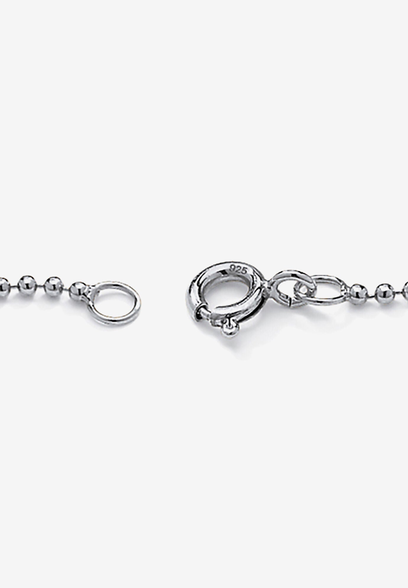 Platinum online ankle bracelet