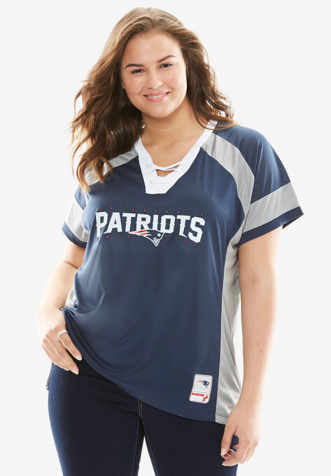 Lace-Up NFL Tee, PATRIOTS, hi-res image number null