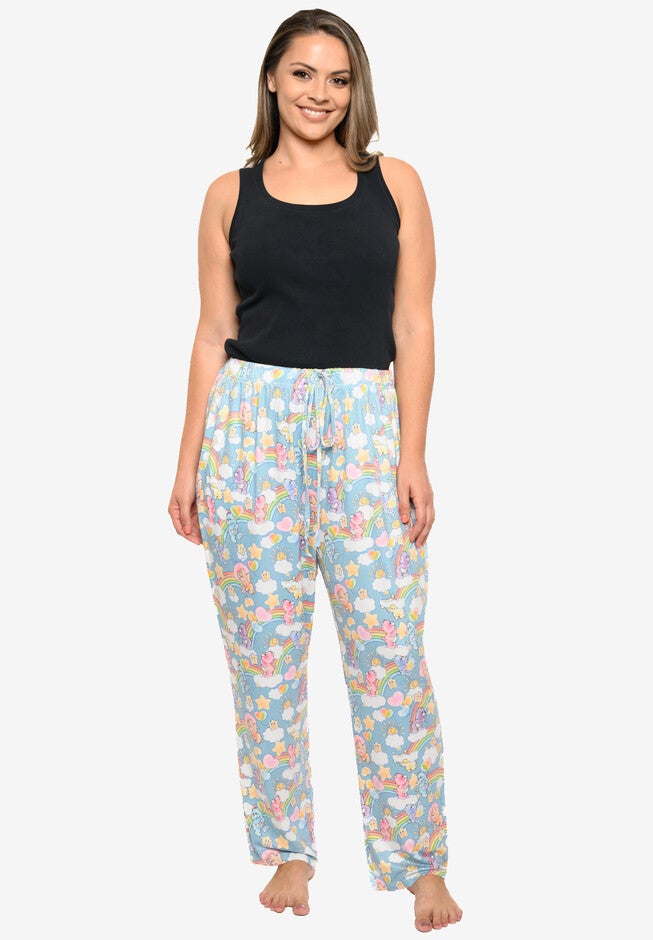 Care Bears Pajama Pants Loungewear, LIGHT BLUE, hi-res image number 0