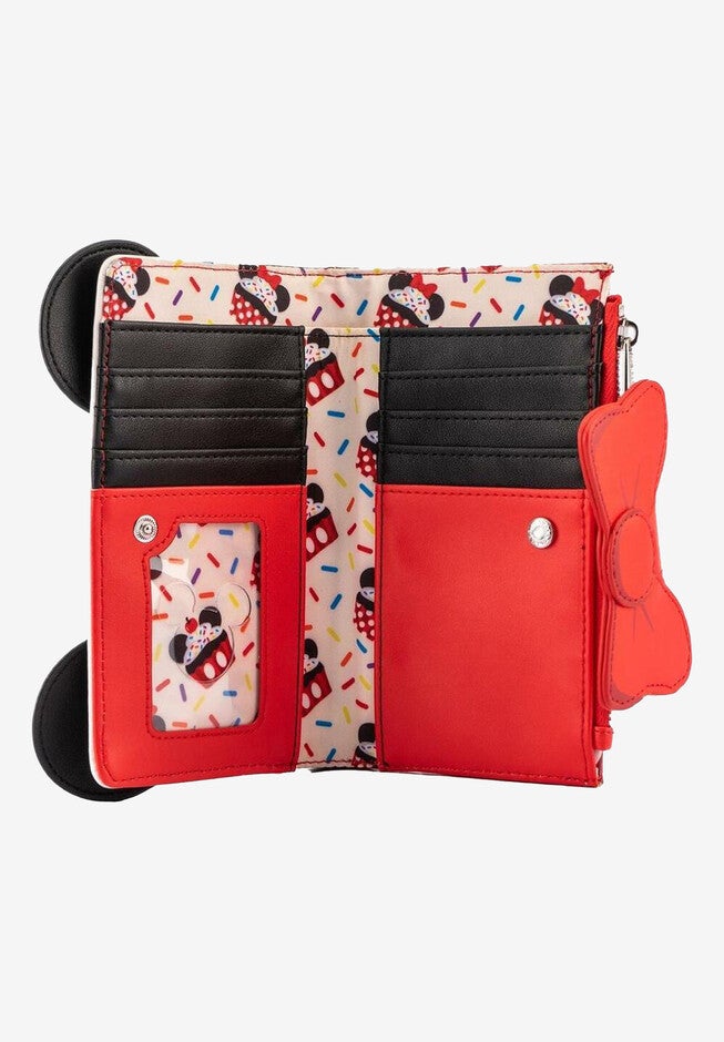 Loungefly X Disney Minnie Mouse Sweet Sprinkles Flap Wallet, , alternate image number null