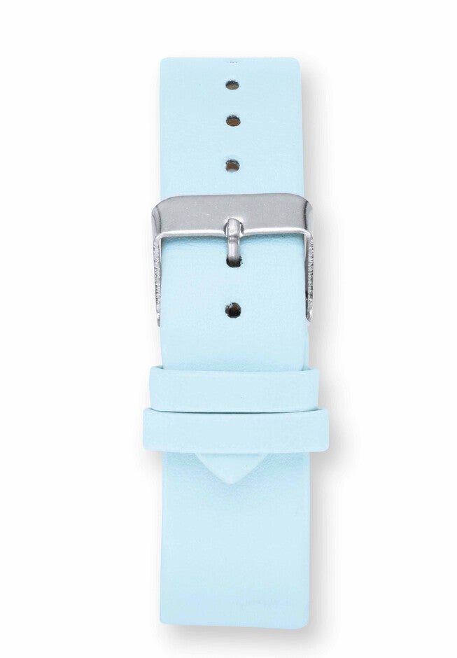 Gold Tone Bowtie Cat Watch with Adjustable Light Blue Strap, 8 inches, , on-hover image number 1