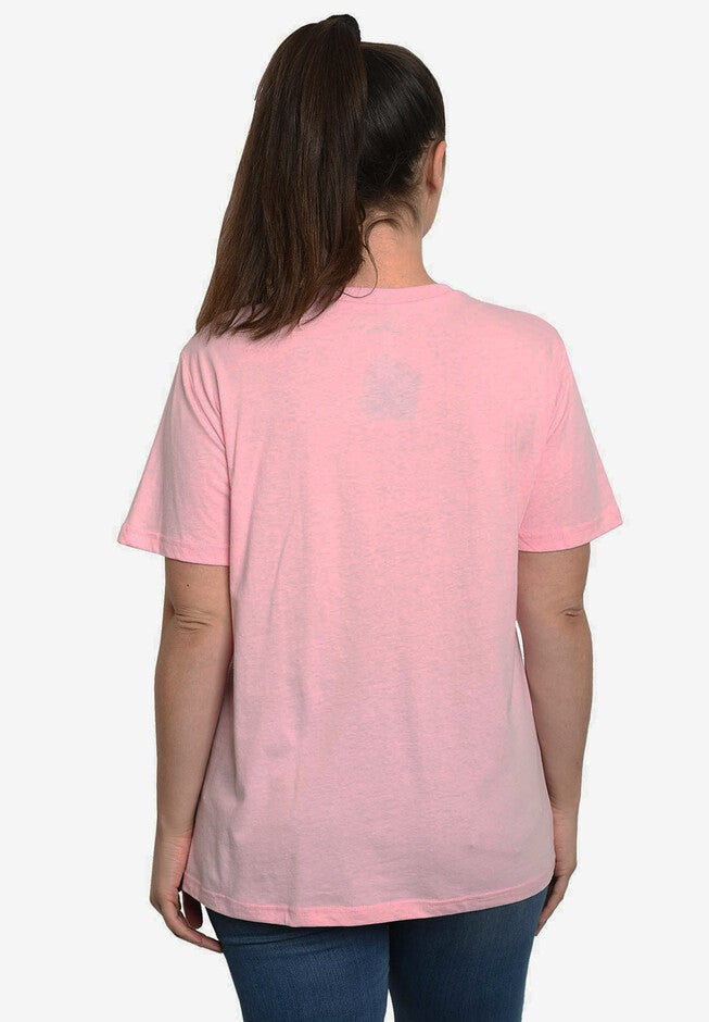 Disney Women's Cheshire Cat Alice in Wonderland "We Are All Mad Here" T-Shirt Pink, , on-hover image number null