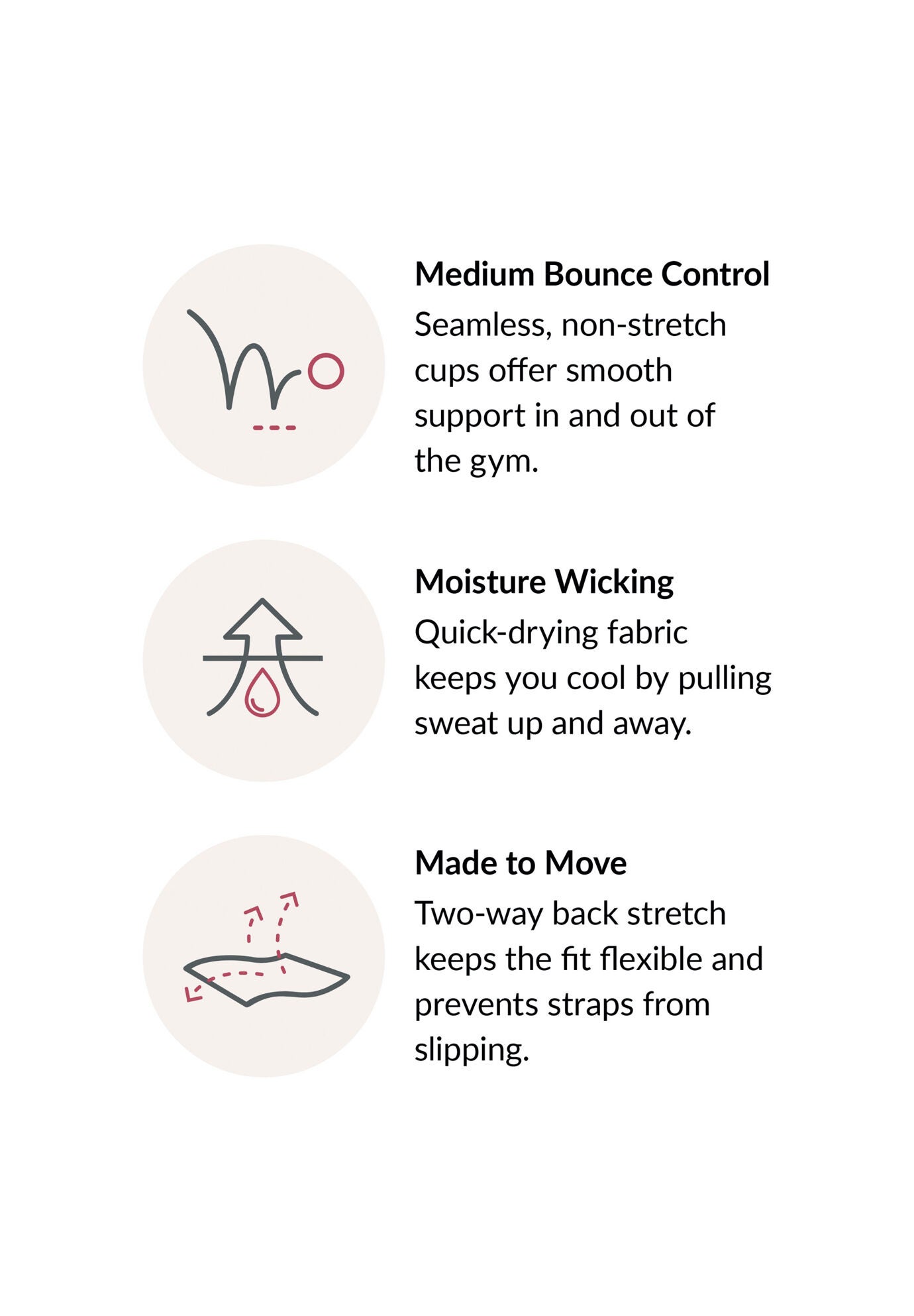 Glamorise MagicLift Seamless Sports Wirefree Bra 1006 (Women's & Women's Plus), , alternate image number 4