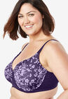 Full Coverage Lace-Trim Underwire T-Shirt Bra , , alternate image number null
