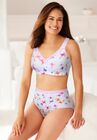 Cotton Comfort Wireless Bra, , alternate image number null