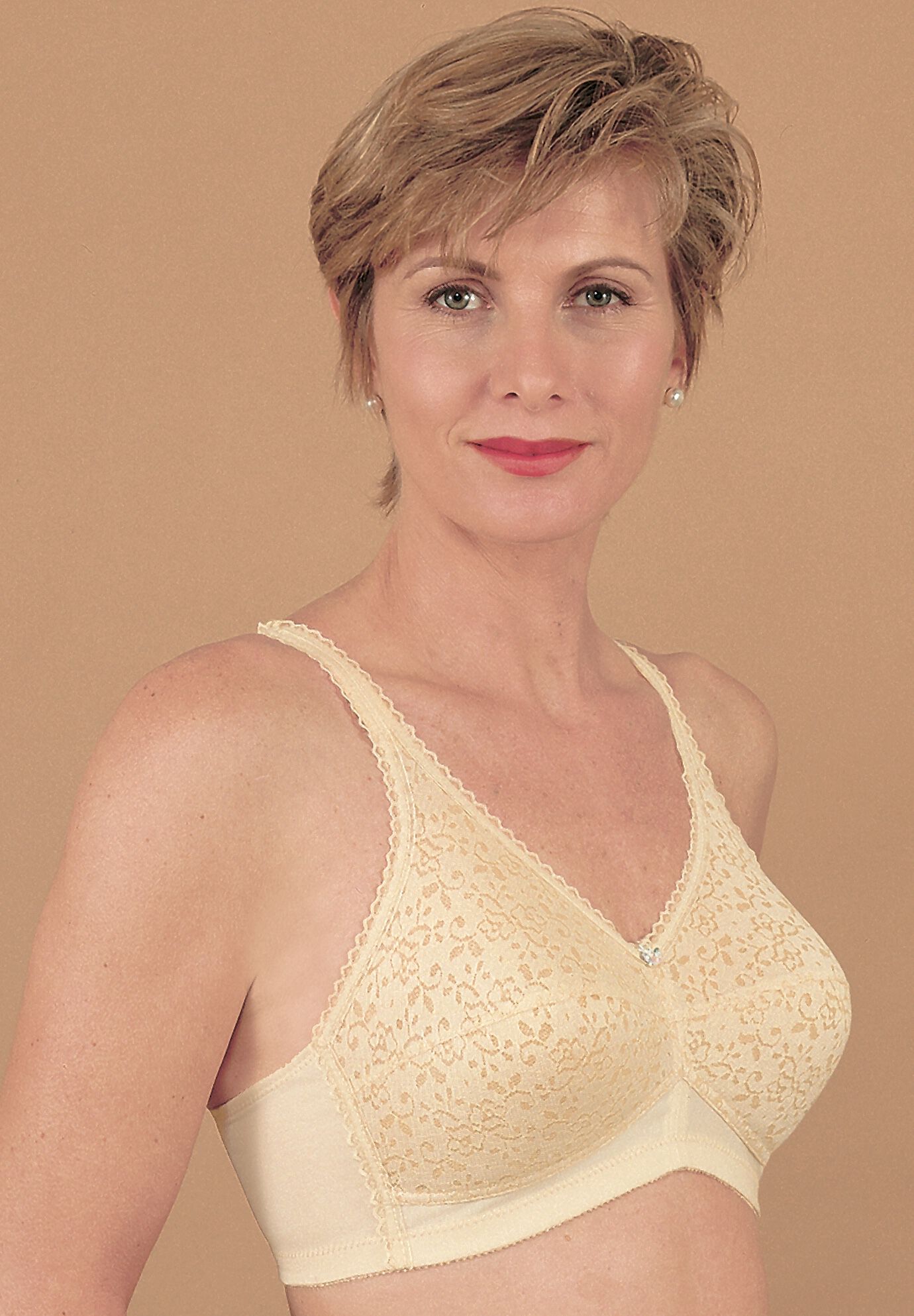 Jodee Lovely Perma-Form&reg; Bra, LEFT BEIGE, hi-res image number 0