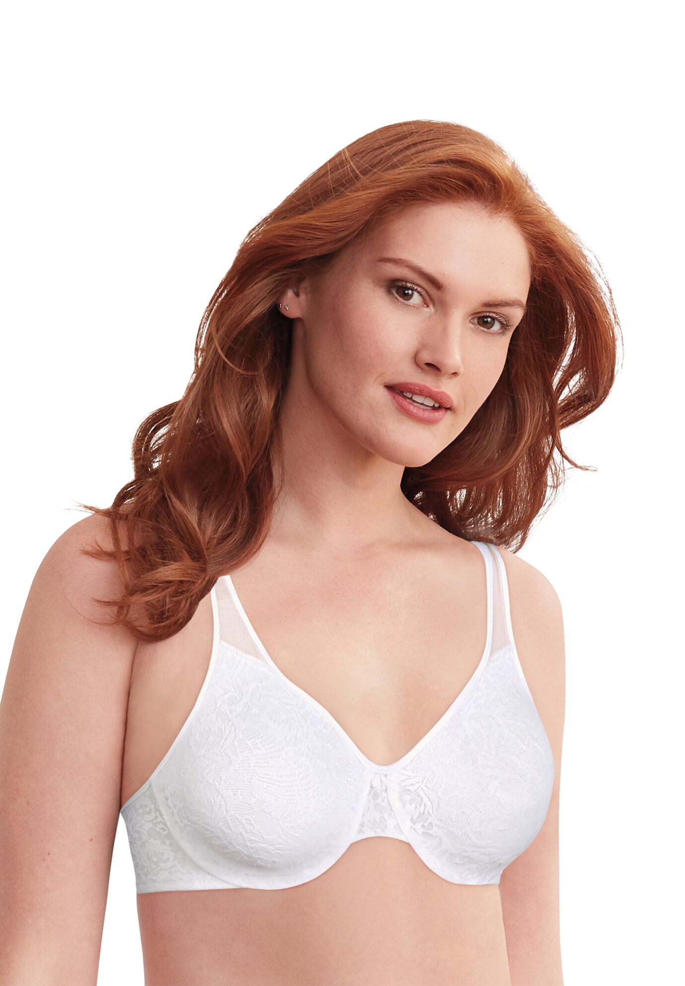 Passion For Comfort&reg; Minimizer Underwire Bra DF3385, WHITE, hi-res image number 0