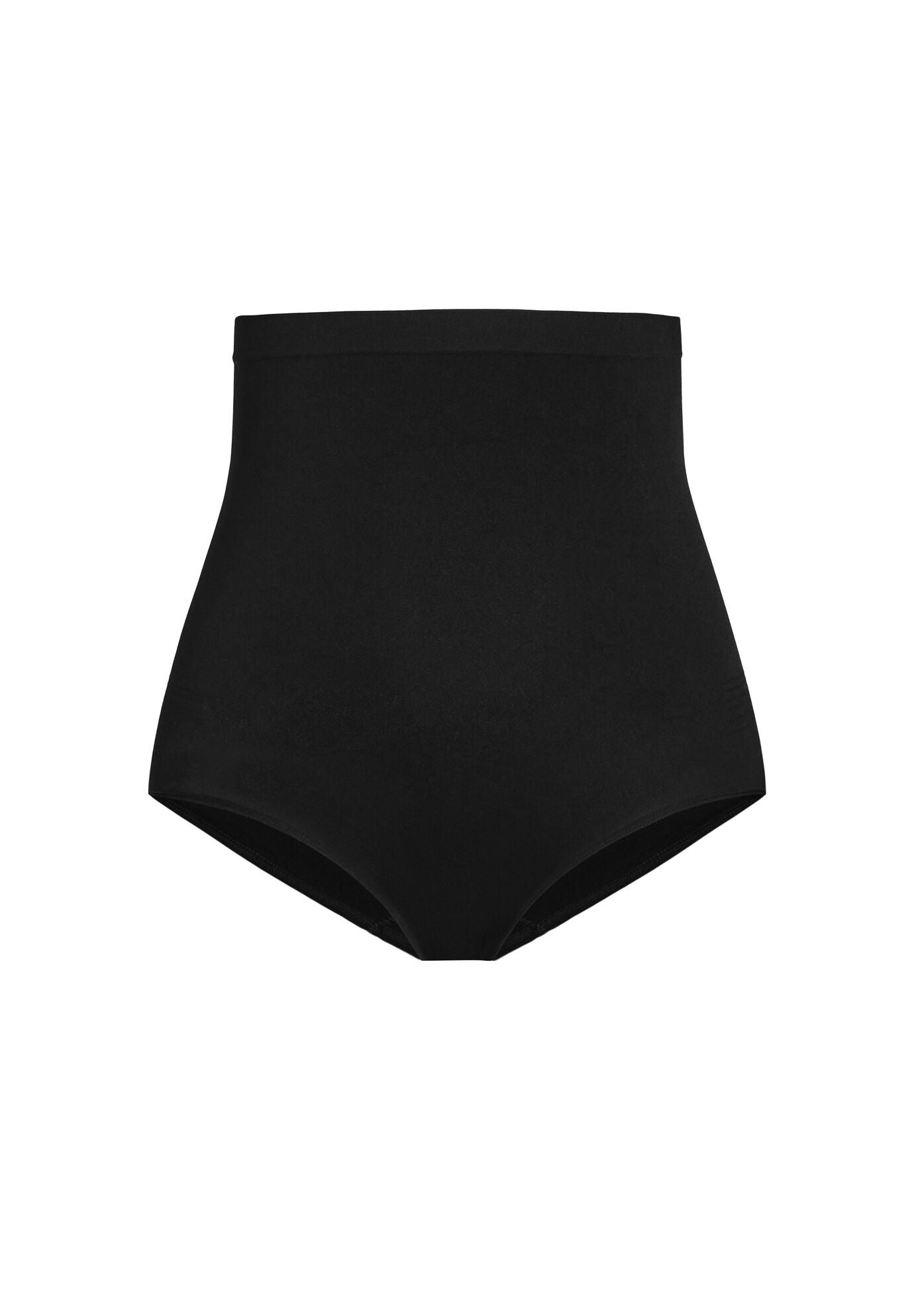 Hi Waist Shaper Brief, BLACK, alternate image number 2