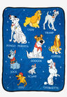 Disney Dogs Throw Blanket 46" x 60" Plush Lady & The Tramp Jock Dodger Copper, MULTI, hi-res image number null