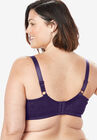 Full Coverage Lace-Trim Underwire T-Shirt Bra , , on-hover image number null