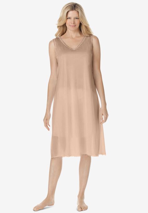 Lace-Trim Slip, NUDE, hi-res image number null