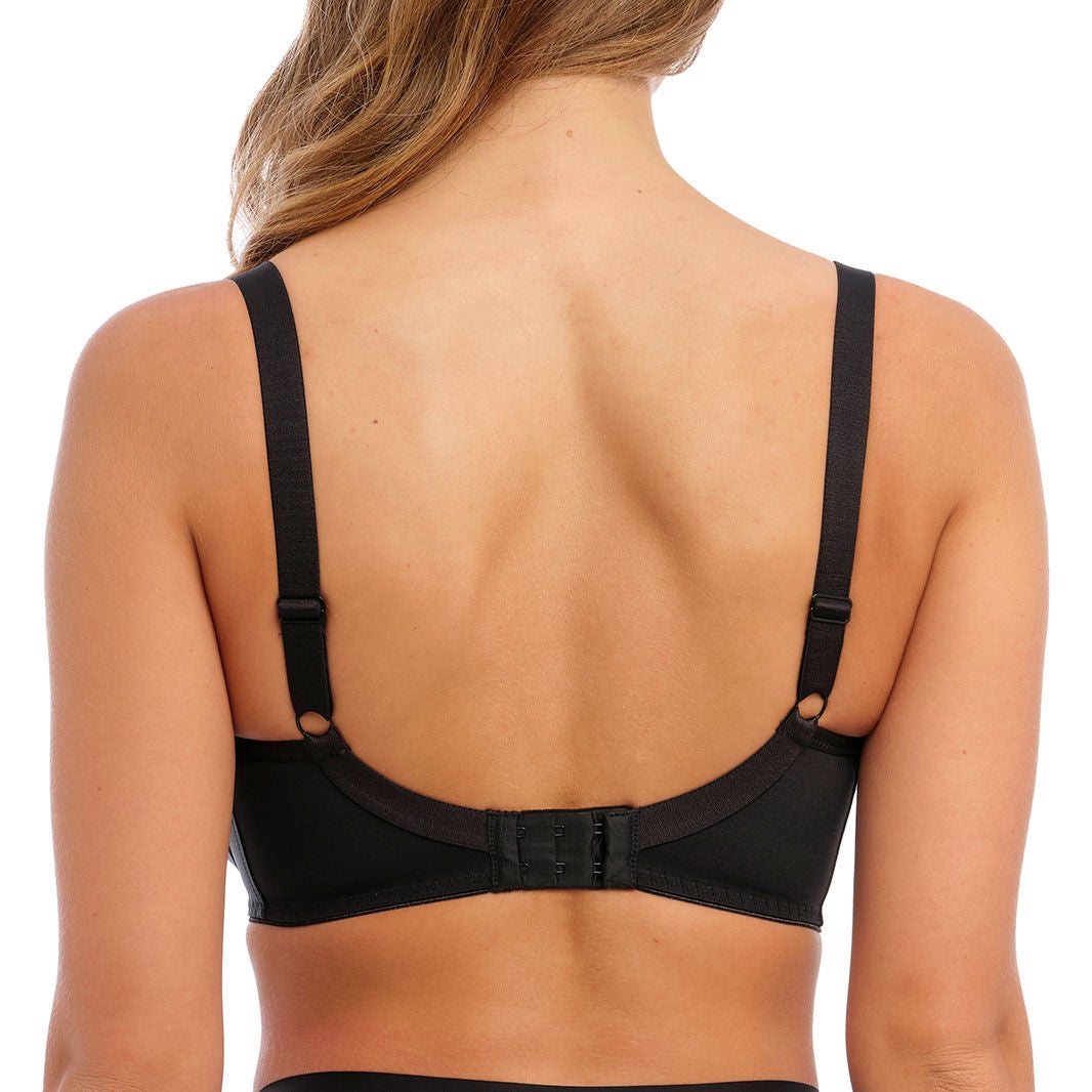 Smoothing Underwire Molded T-Shirt Bra, BLACK, on-hover image number 1
