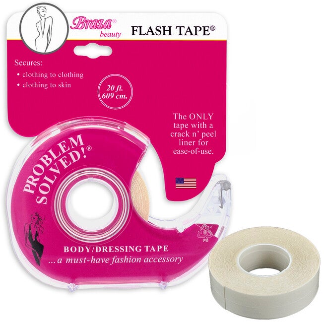 Flash Tape Double Sided Tape, CLEAR, hi-res image number null