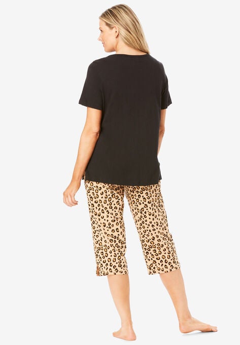 2-Piece Capri PJ Set, , on-hover image number null
