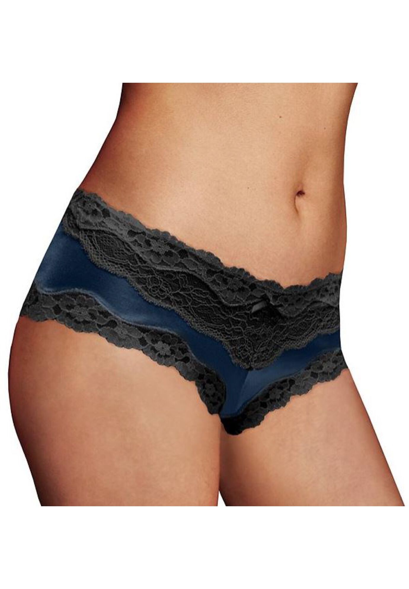 Cheeky Lace Hipster , NAVY BLACK, hi-res image number 0