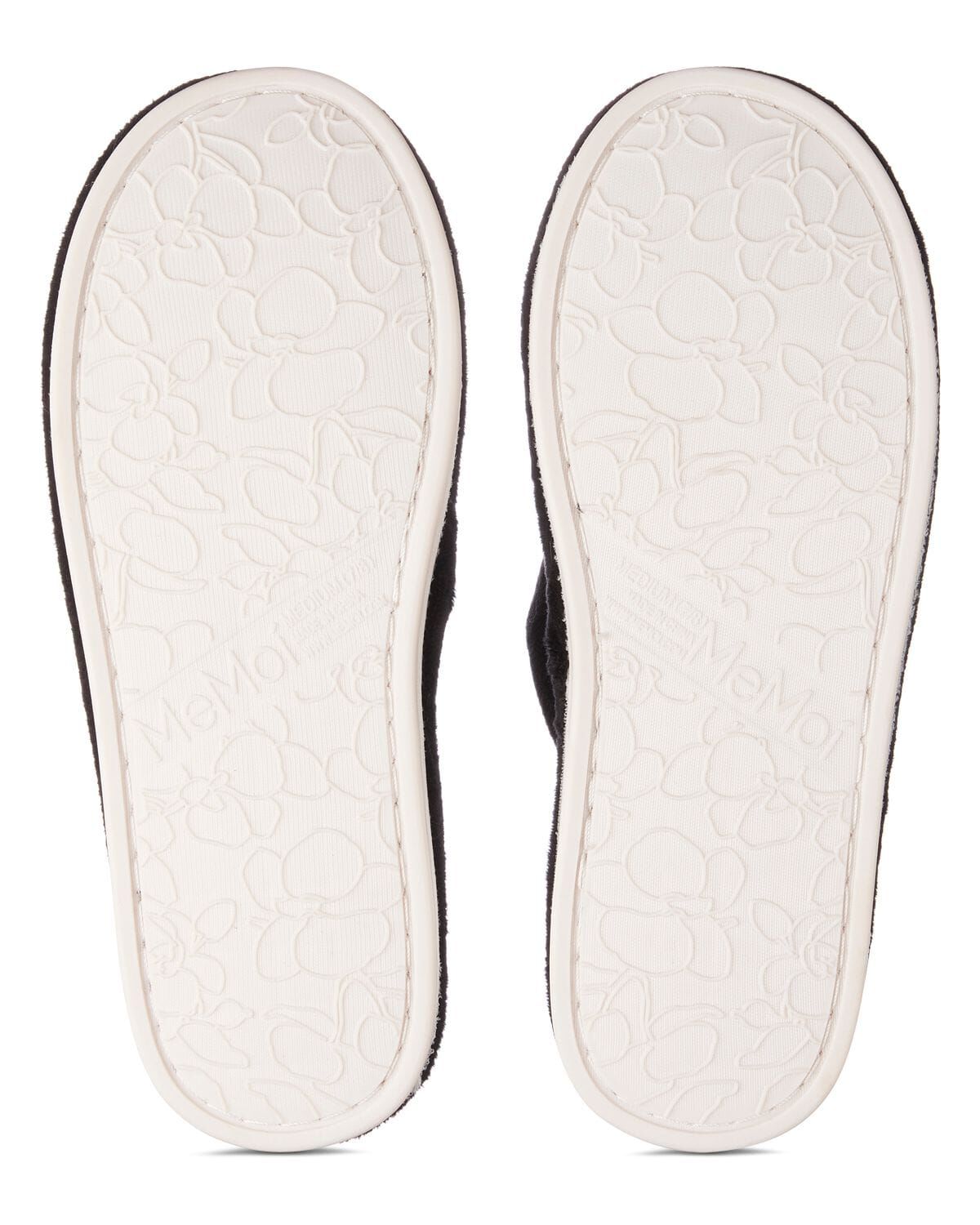 Women's Bow Plush Memory Foam Slippers, BLUSH, alternate image number 3
