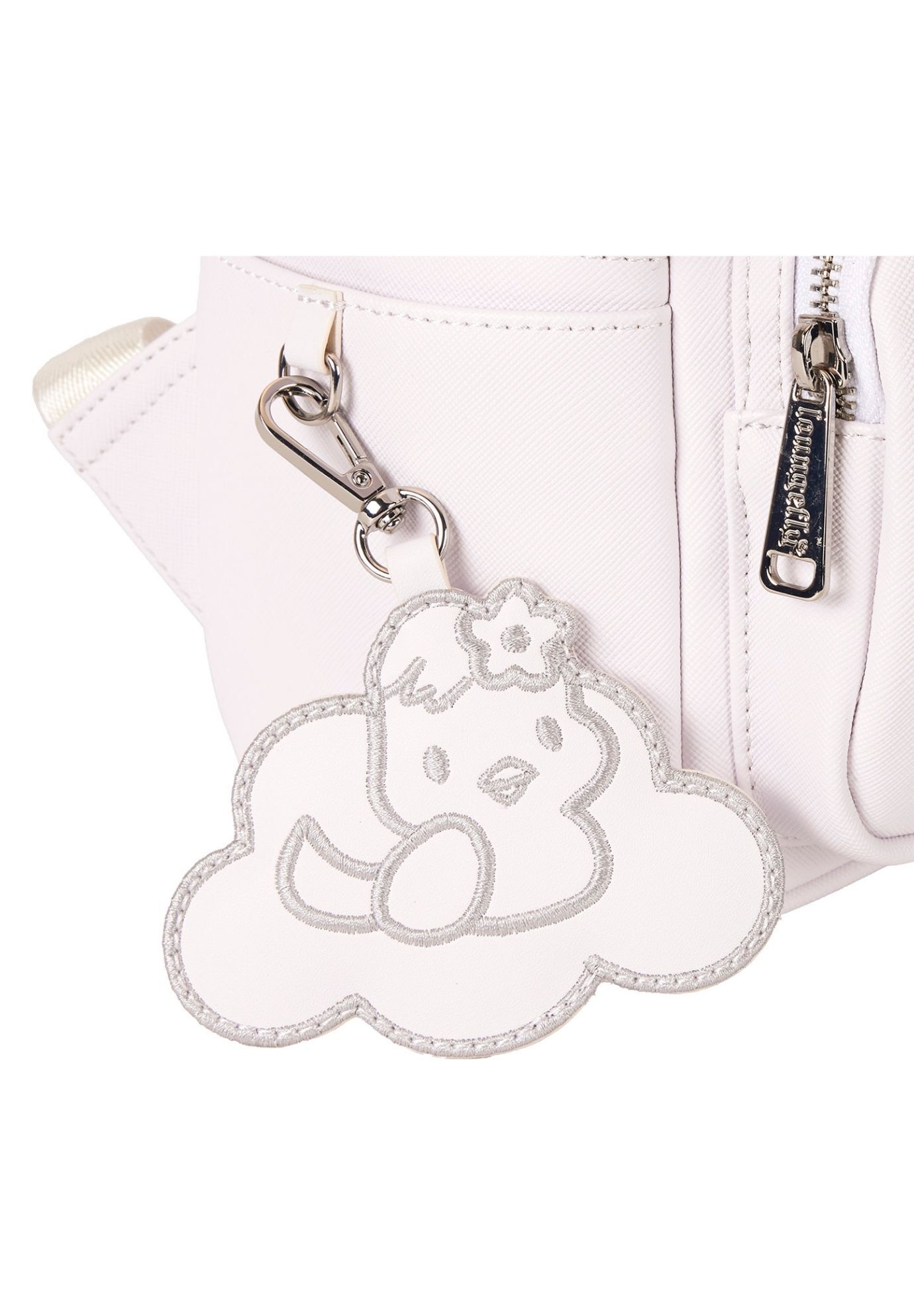 Loungefly x Sanrio Cinnamoroll Mini Backback, WHITE, alternate image number 6