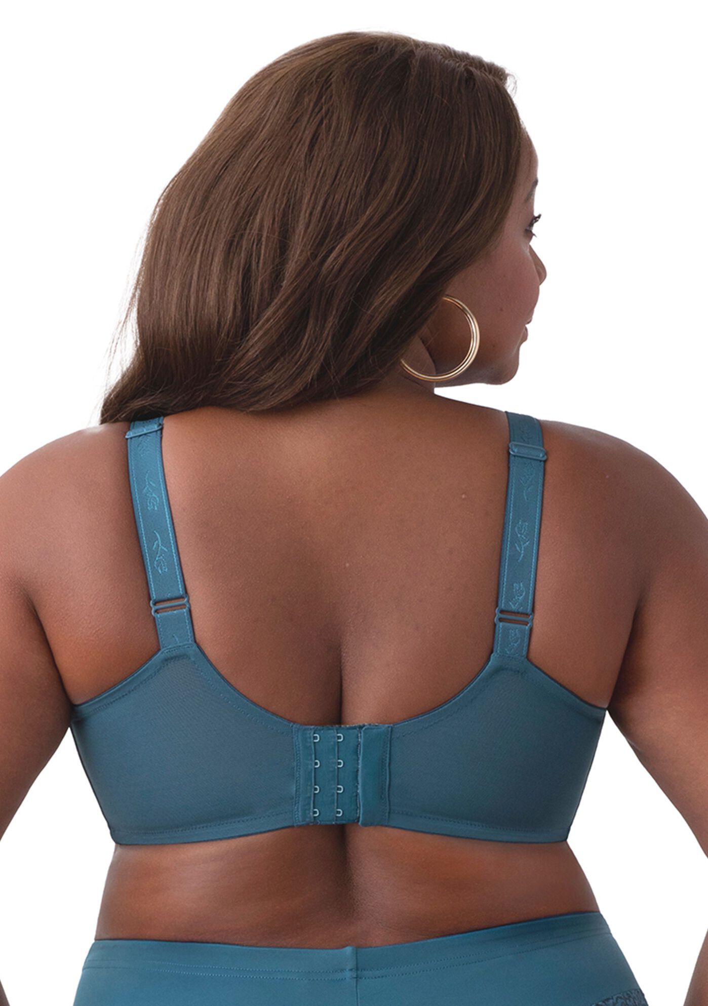 Lacey Curves Underwire Bra 2311, TEAL, on-hover image number 1