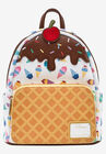 Loungefly x Disney Princess Ice Cream Cone Mini Backpack Handbag All-Over Print, MULTI, hi-res image number null