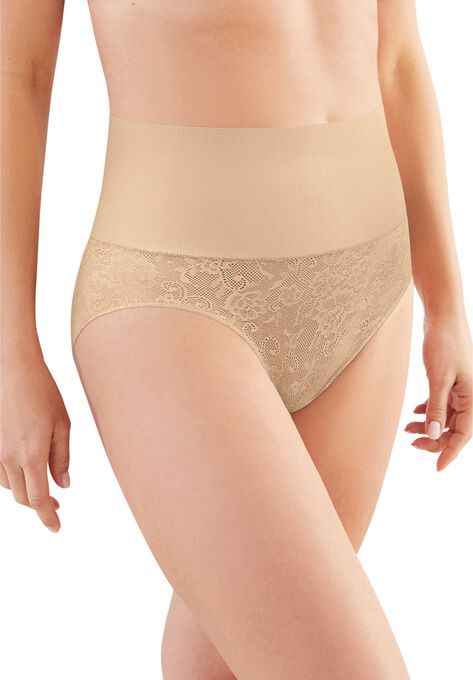 Tame Your Tummy Brief , NUDE TRANSPARENT, hi-res image number null