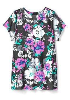 Longer Length Short-Sleeve Swim Tunic