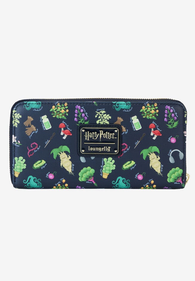 Loungefly X Harry Potter Herbology Women'S Zip Around Wallet, BLUE, hi-res image number 0