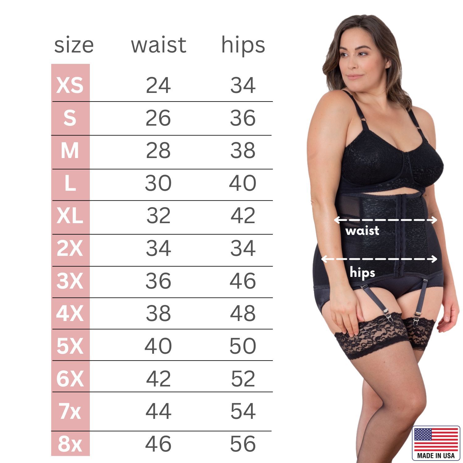Firm Shaping Waist Trainer with removable garters., BLACK, alternate image number 4