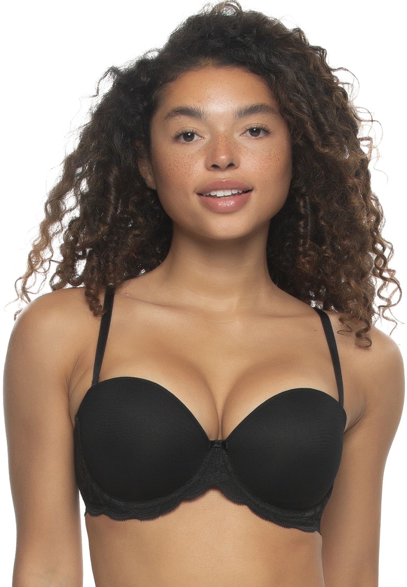 Peridot Push Up Strapless Bra, , on-hover image number 1