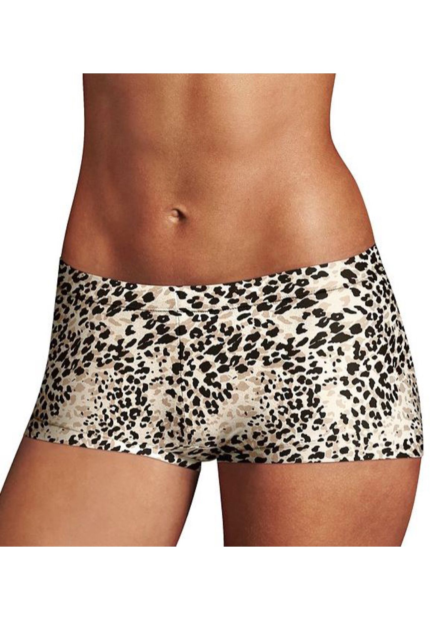 Dream&reg; Boyshort , NEUTRAL SNOW LEOPARD, hi-res image number 0