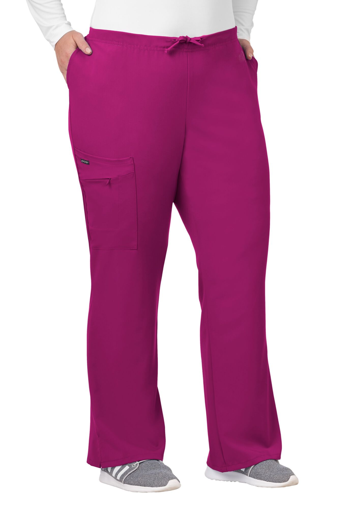 Jockey Scrubs Women&#39;s Favorite Fit Pant, PLUM BERRY, hi-res image number 0