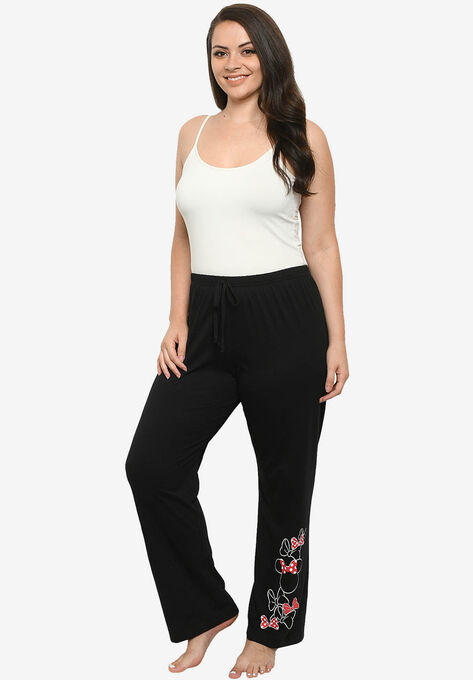 Minnie Mouse Bows Icons Lounge Pants, BLACK, hi-res image number null