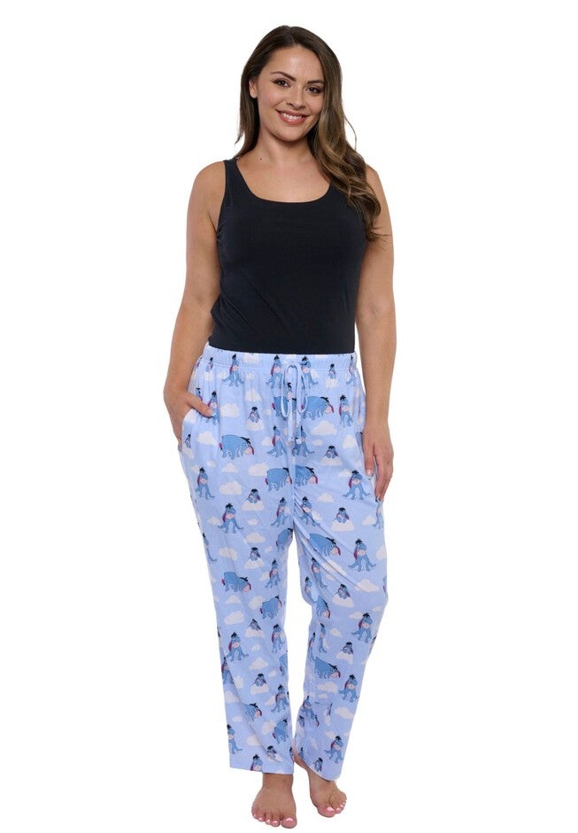 Winnie The Pooh Eeyore Pajama Pants Sleepwear Loungewear, BLUE, alternate image number 5