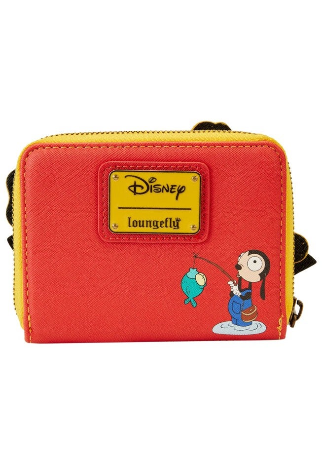Loungefly x Disney Goofy Movie Road Trip Zip Around Wallet, RED, on-hover image number null
