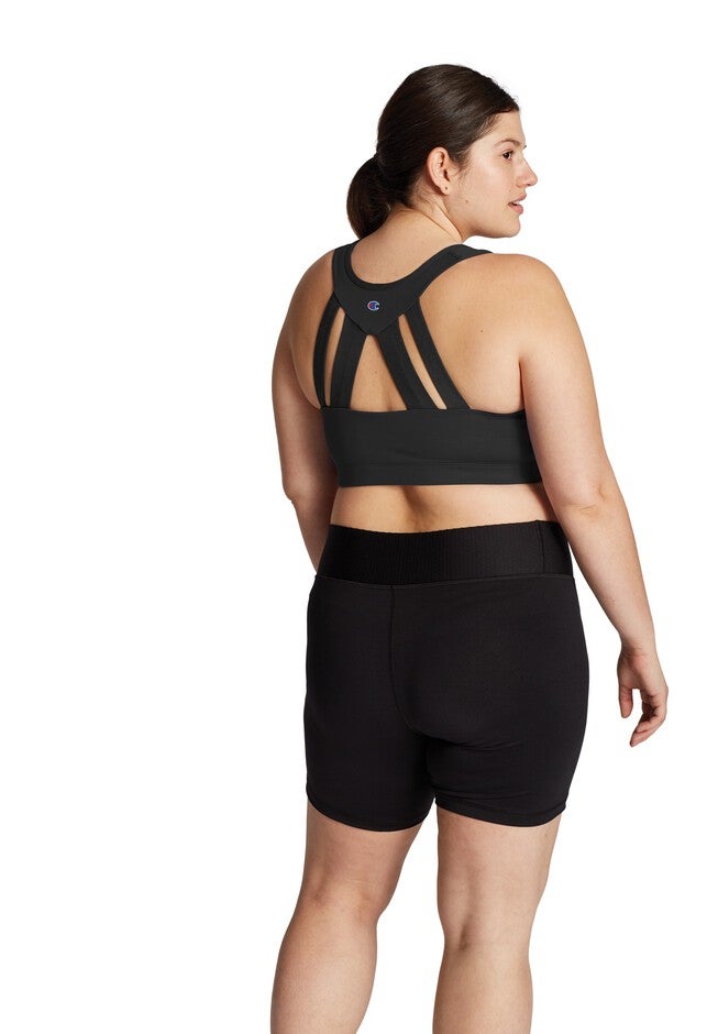The Absolute Strappy Plus Sports Bra , , on-hover image number 1