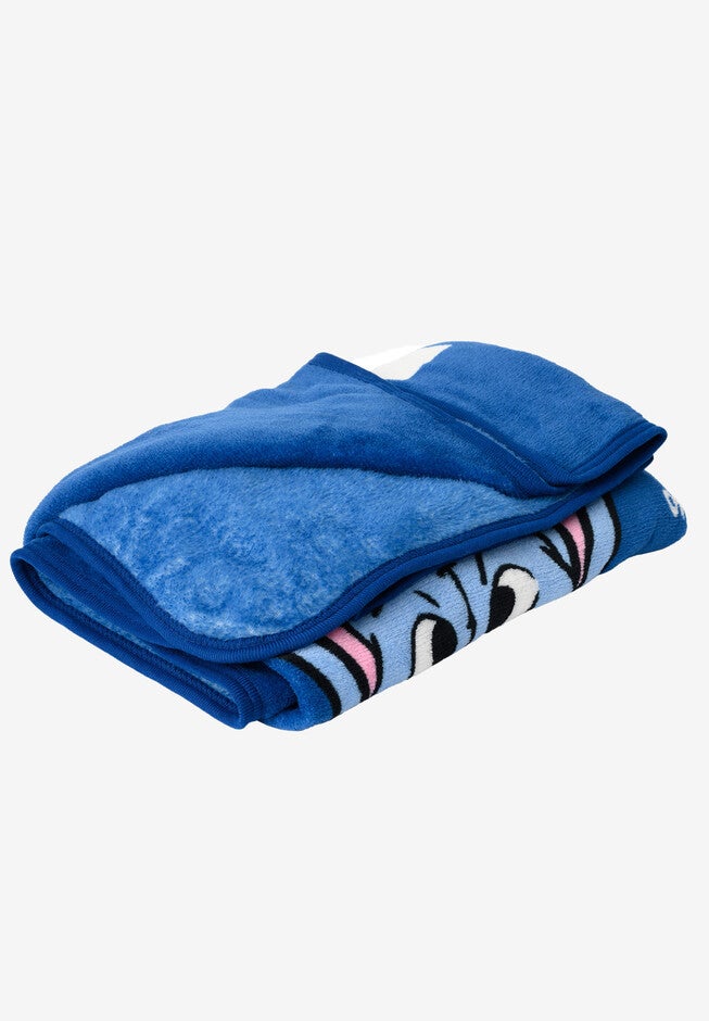 Disney Eeyore Plush Blanket 46 inches X 60 inches Just Chillin Blue, , alternate image number null