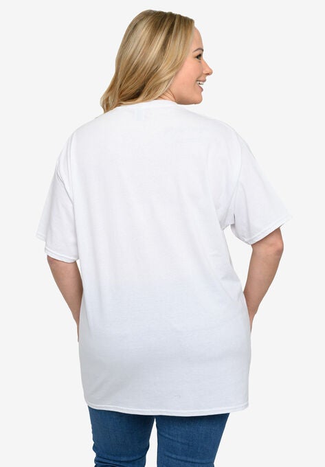 Disney Minnie Mouse Sketch T-Shirt White T-Shirt, , on-hover image number null