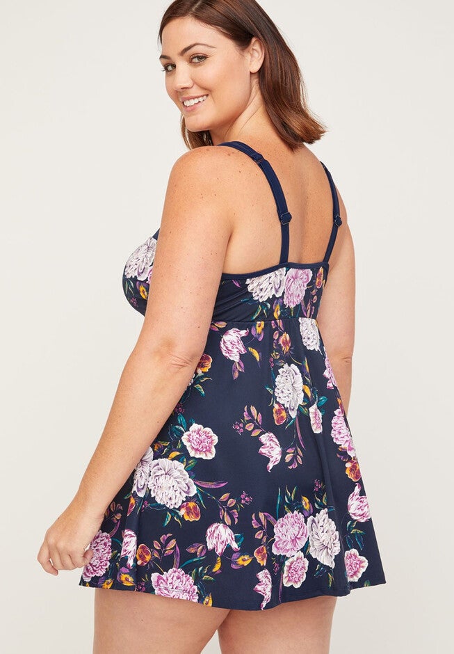 Floral Blossom Swimdress, , on-hover image number null