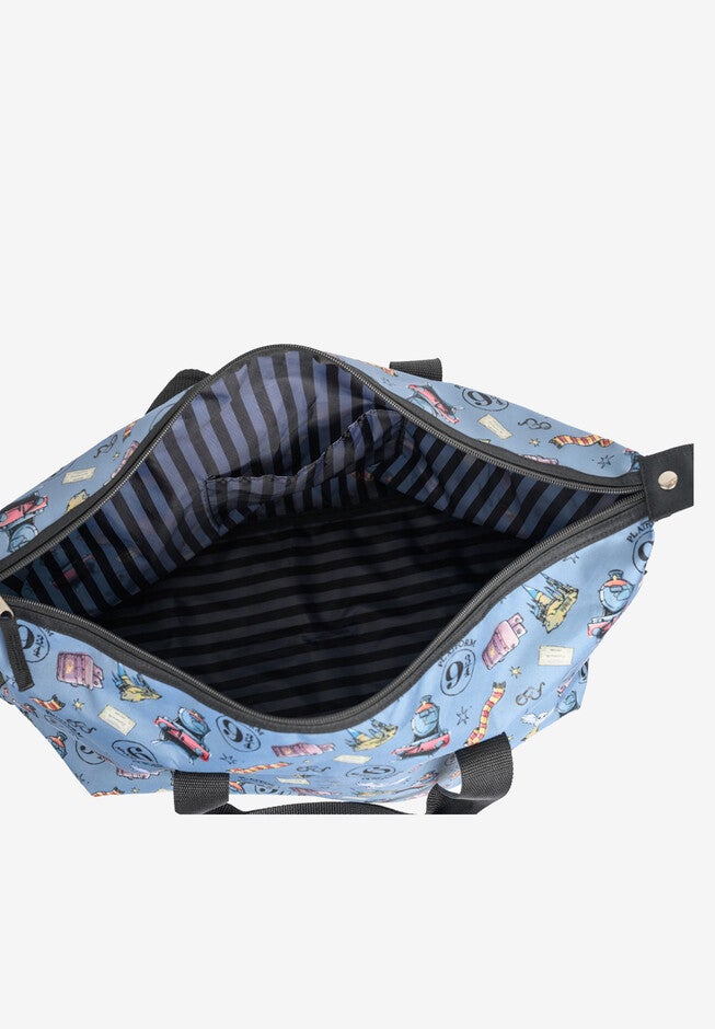 Harry Potter Icons Weekender Duffel Bag Travel Carry-On All-Over Print Hedwig, , alternate image number 4