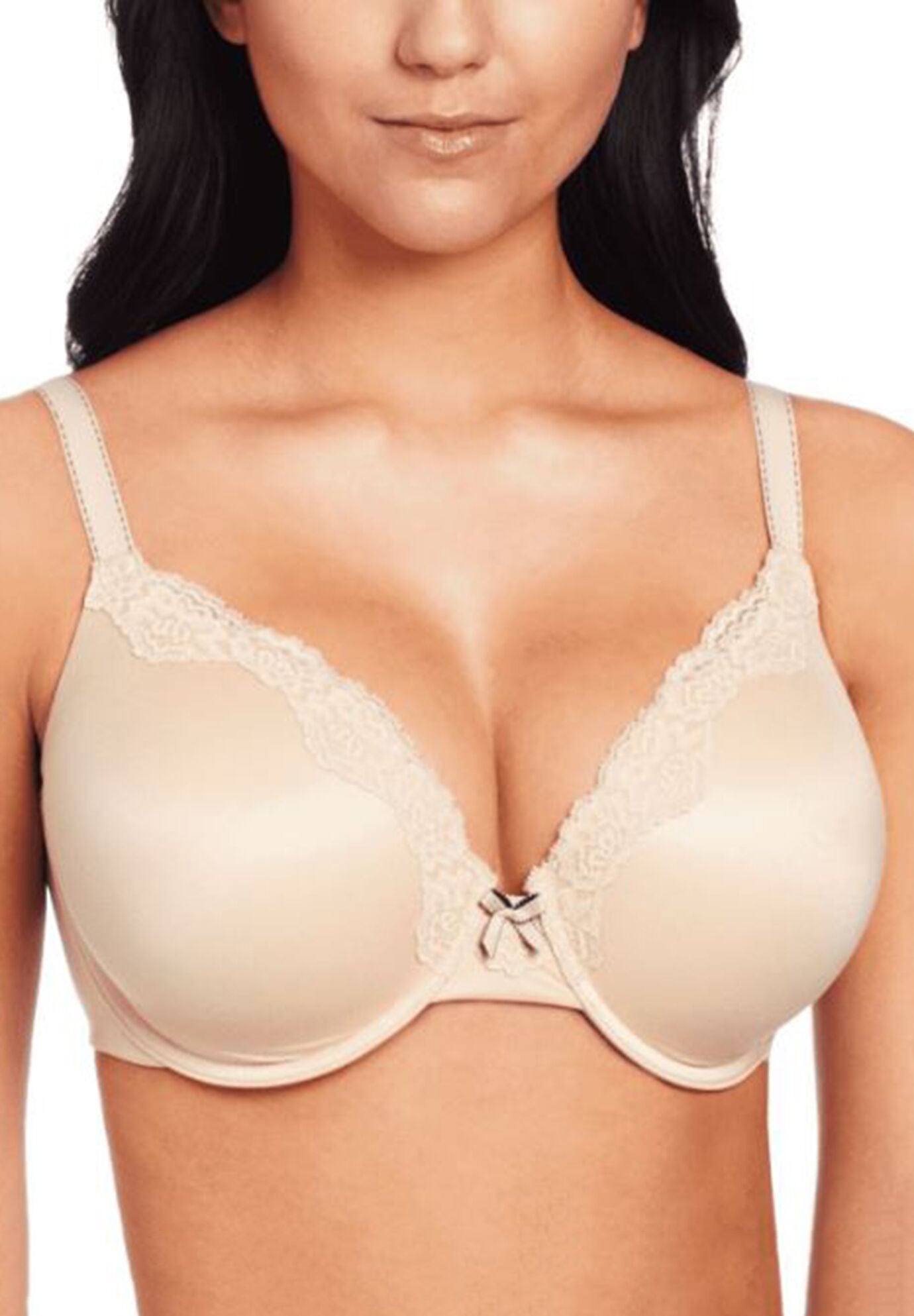 Comfort Devotion Extra Coverage T-Shirt Bra 09404, LATTE BLACK, hi-res image number 0