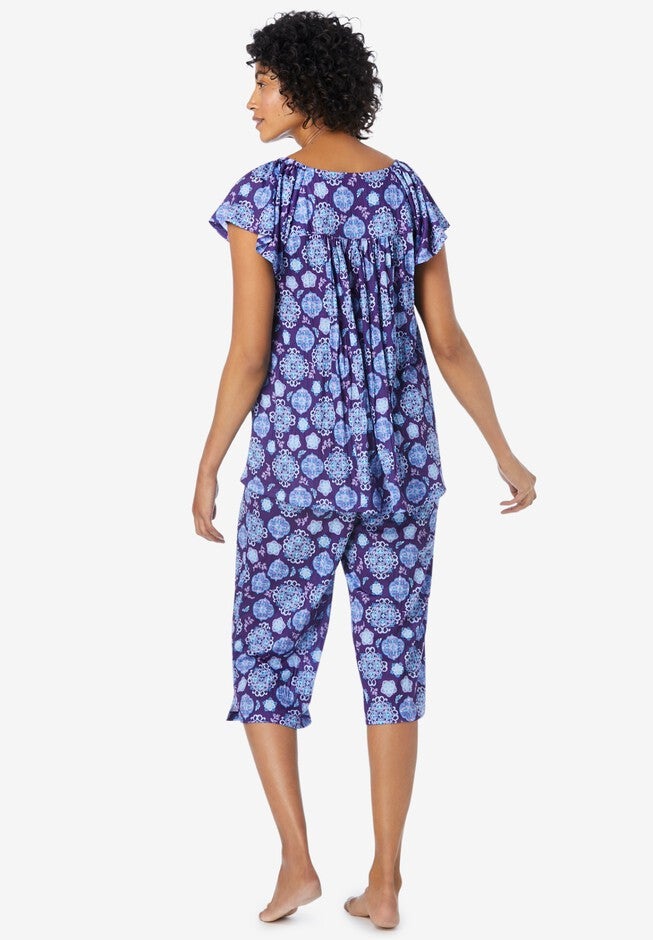 Gauze Capri PJ Set, , on-hover image number null