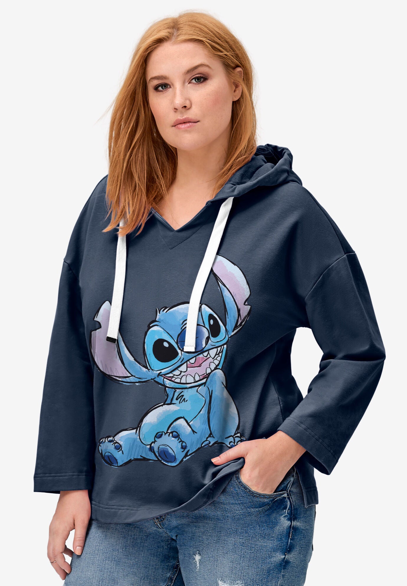 Plus size stitch 2025 hoodie