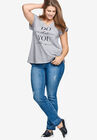 Screenprint V-Neck Tee, , alternate image number null