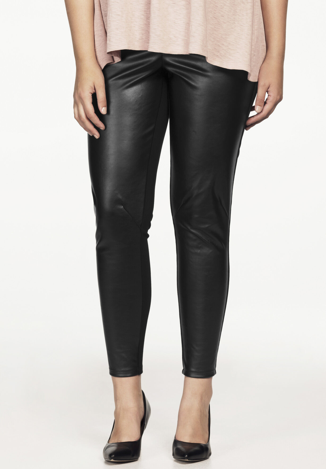 Willow & Clay Faux Leather Front Moto Leggings - Compare at $55 |  Bloomingdale's