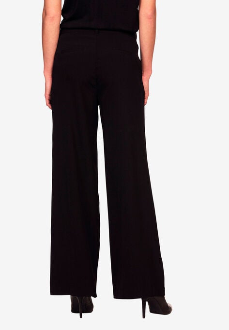 Woven Wide Leg Pants, , on-hover image number null