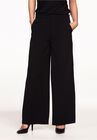 Woven Wide Leg Pants, BLACK, hi-res image number null