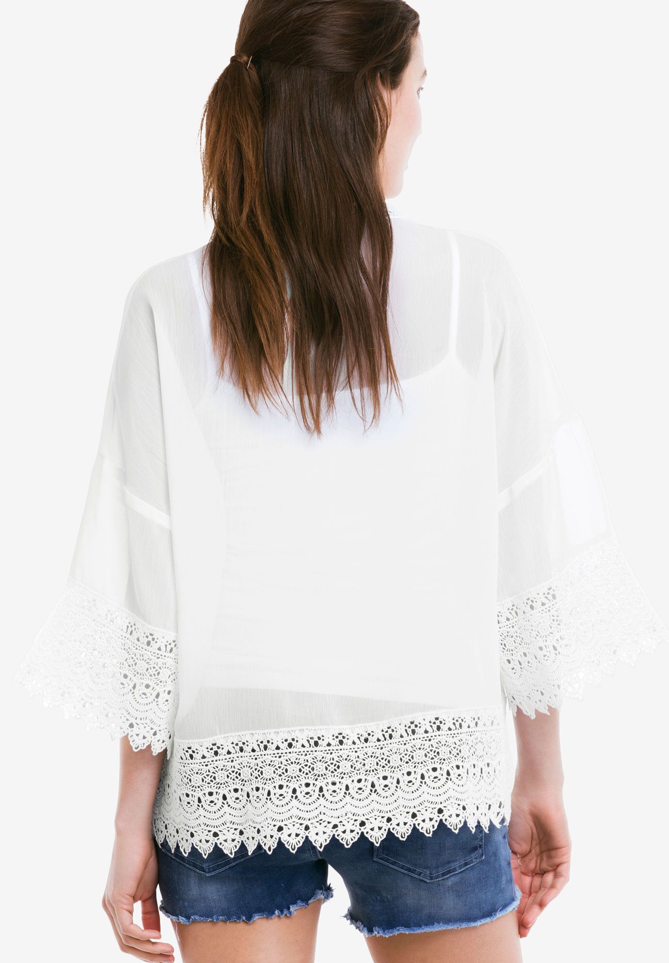 Sheer Cardigan Kimono