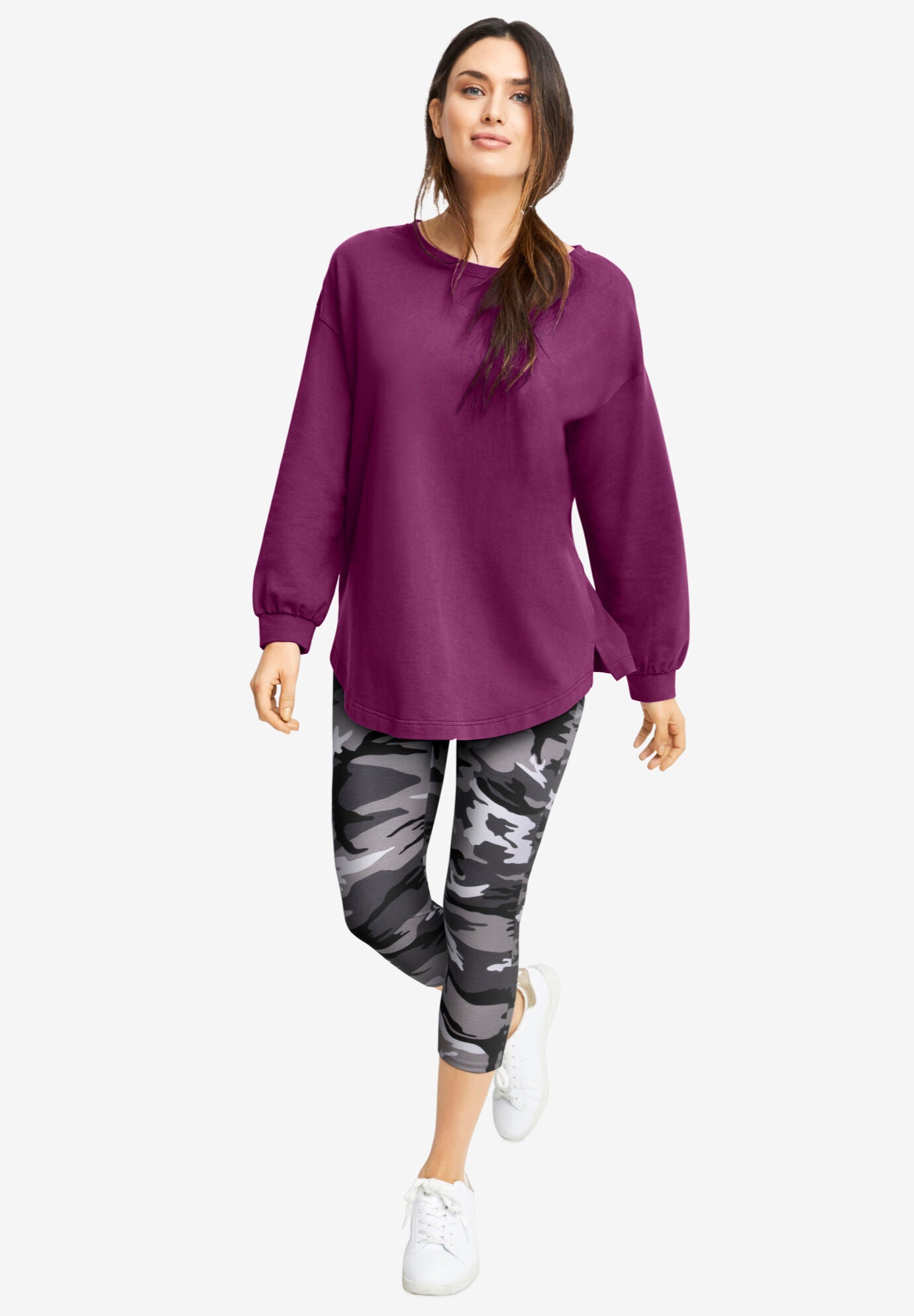 plus size sweatshirt tunic